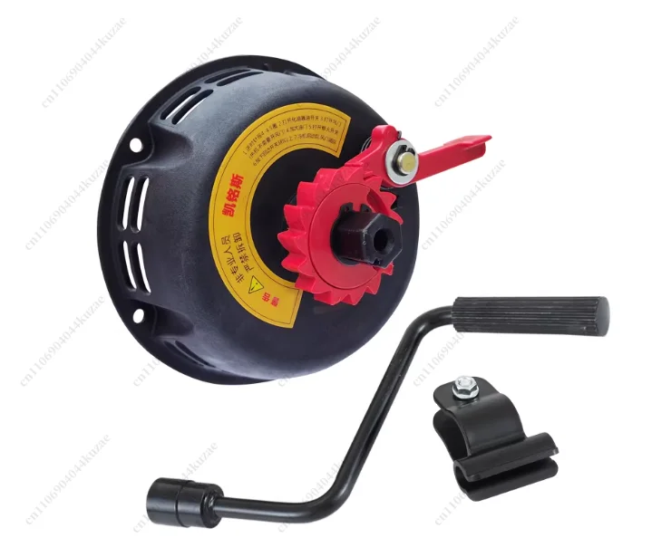 168/170F Start Assembly Kit Engine Hand-Cranked No-Pull Starter for Micro Tiller Sprayer Water Pump Generator Plastics Case
