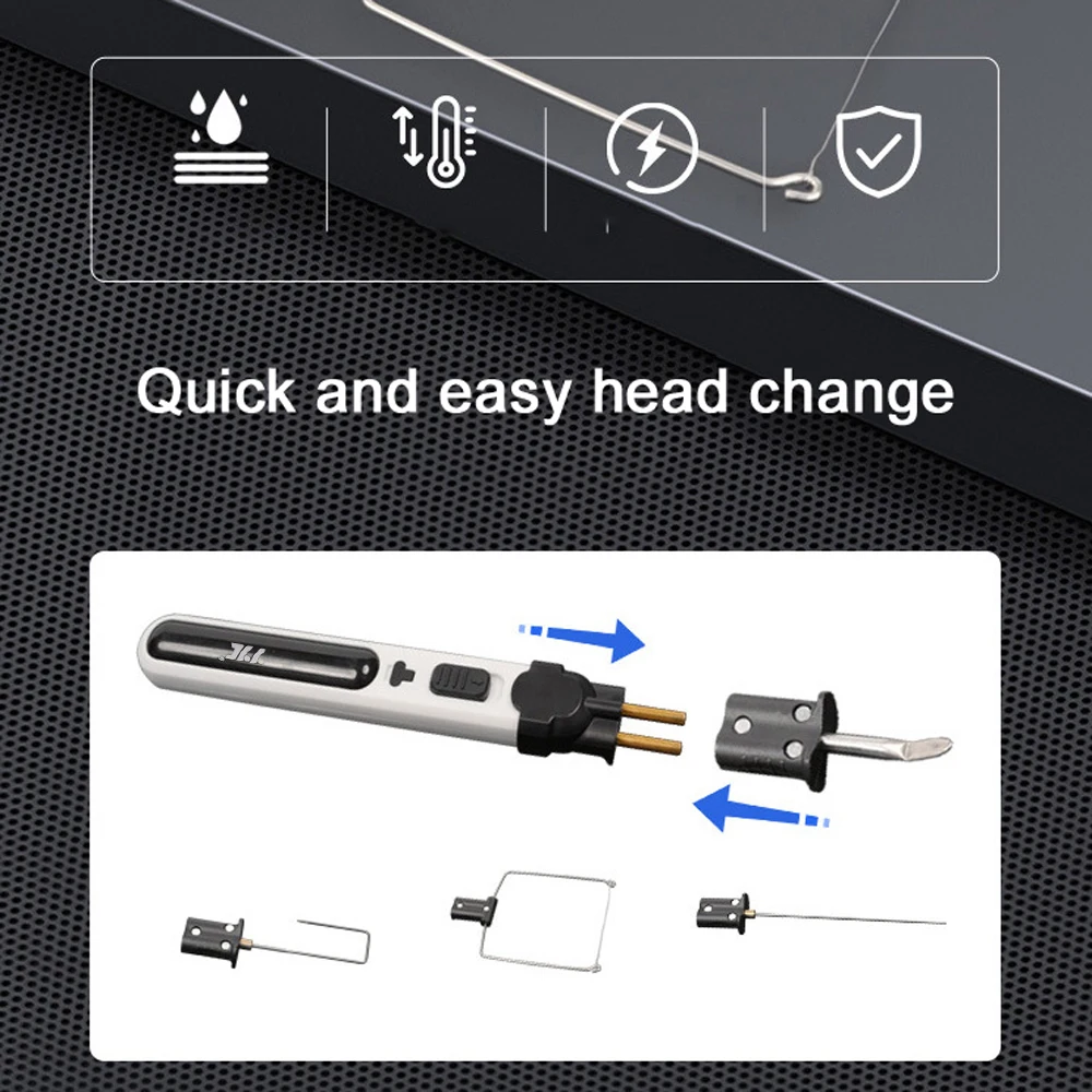7 in 1 Cordless Hot Wire Foam Cutting Pen 5s Heat-Up 2000mAh Battery with LED Light for Craft Sculpting DIY Model Making image 3