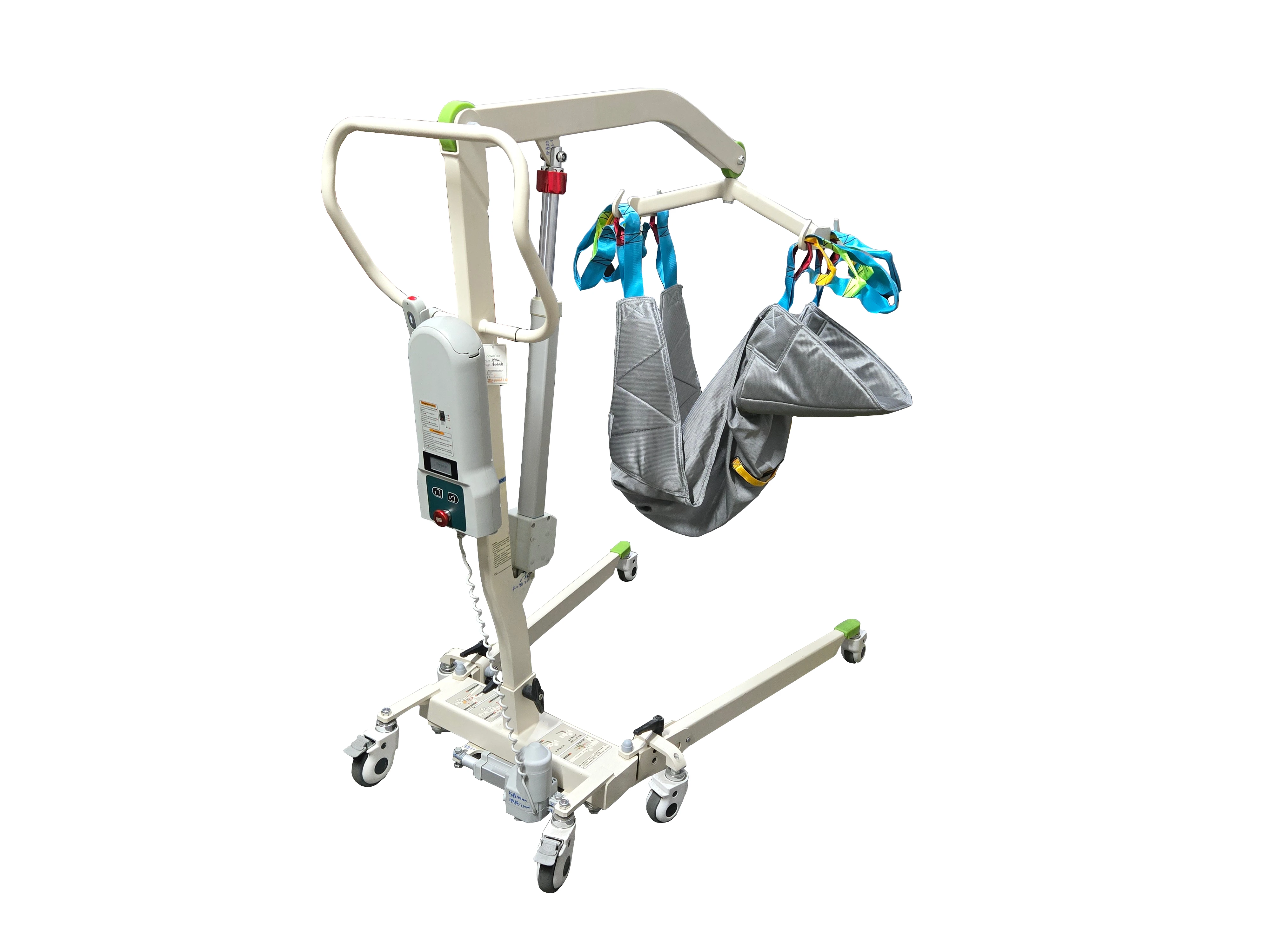 Electric lift patient transfer bed with mobile lift, suitable for home care of elderly disabled paralyzed patients