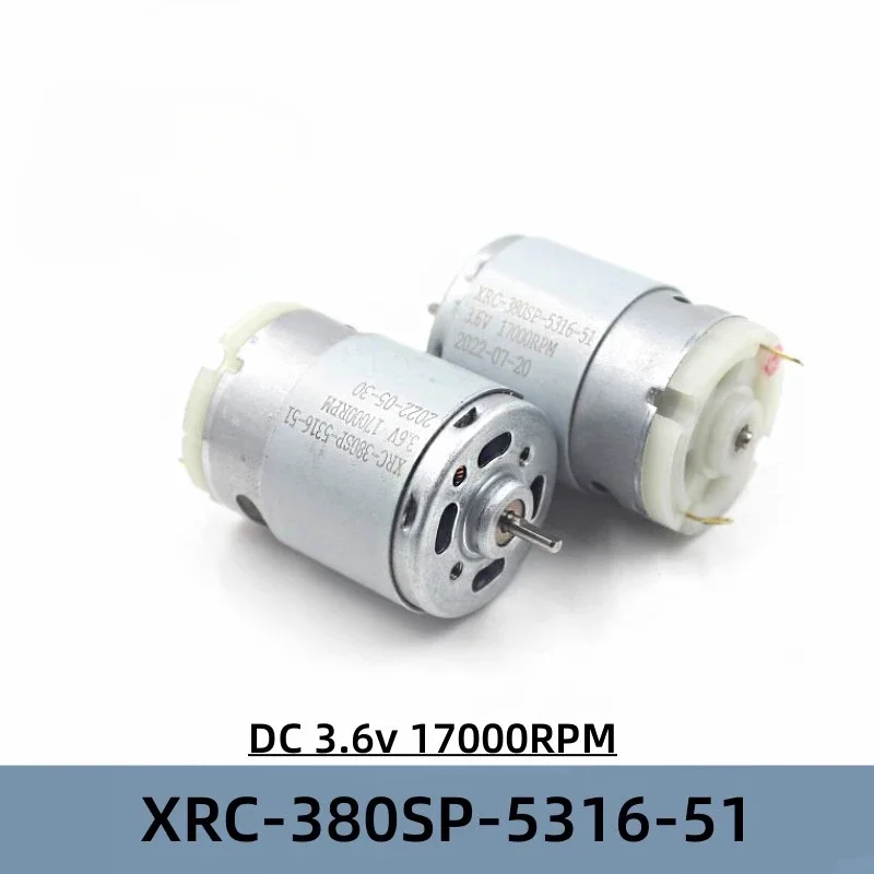 Micro 380SP-5316 Motor DC 3.6V 3.7V 17000RPM High Speed RS-380 Motor D-shaft Large Torque for Electric Screwdriver/ Drill