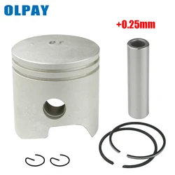 6E7-11635-00 Piston 56.25mm +0.25mm For Yamaha Outboard Motor 2 Stroke 9.9HP 15HP Oversize 025 For Parsun For Hidea Seapro HDX 6