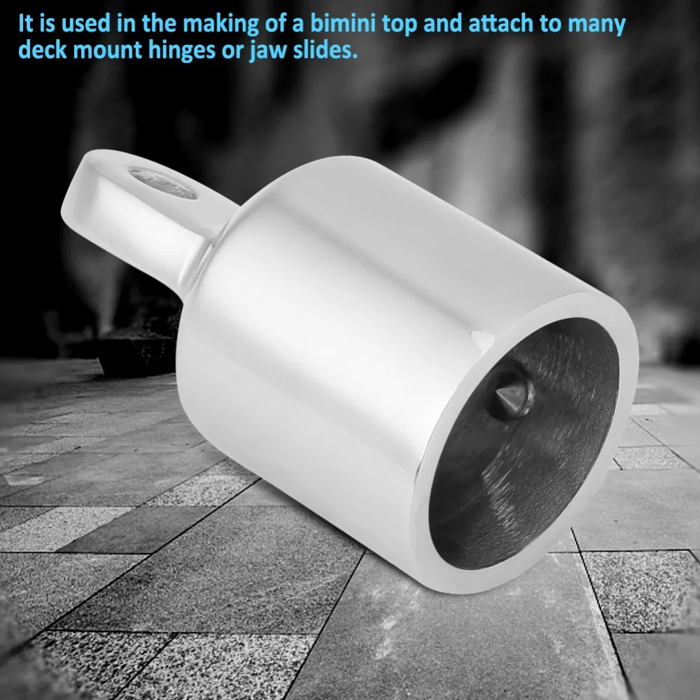 

2 шт. фурнитура из нержавеющей стали 316, внутренний диаметр 1 дюйм (25 мм), концевые фитинги-кольца для тубусов, для лодок