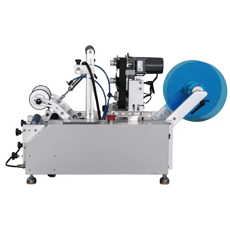 

Round Taper Flat Bottle Labeling Machine Taper Bottle Label Applicator Machine Round Container Label Sticker Pasting Machine