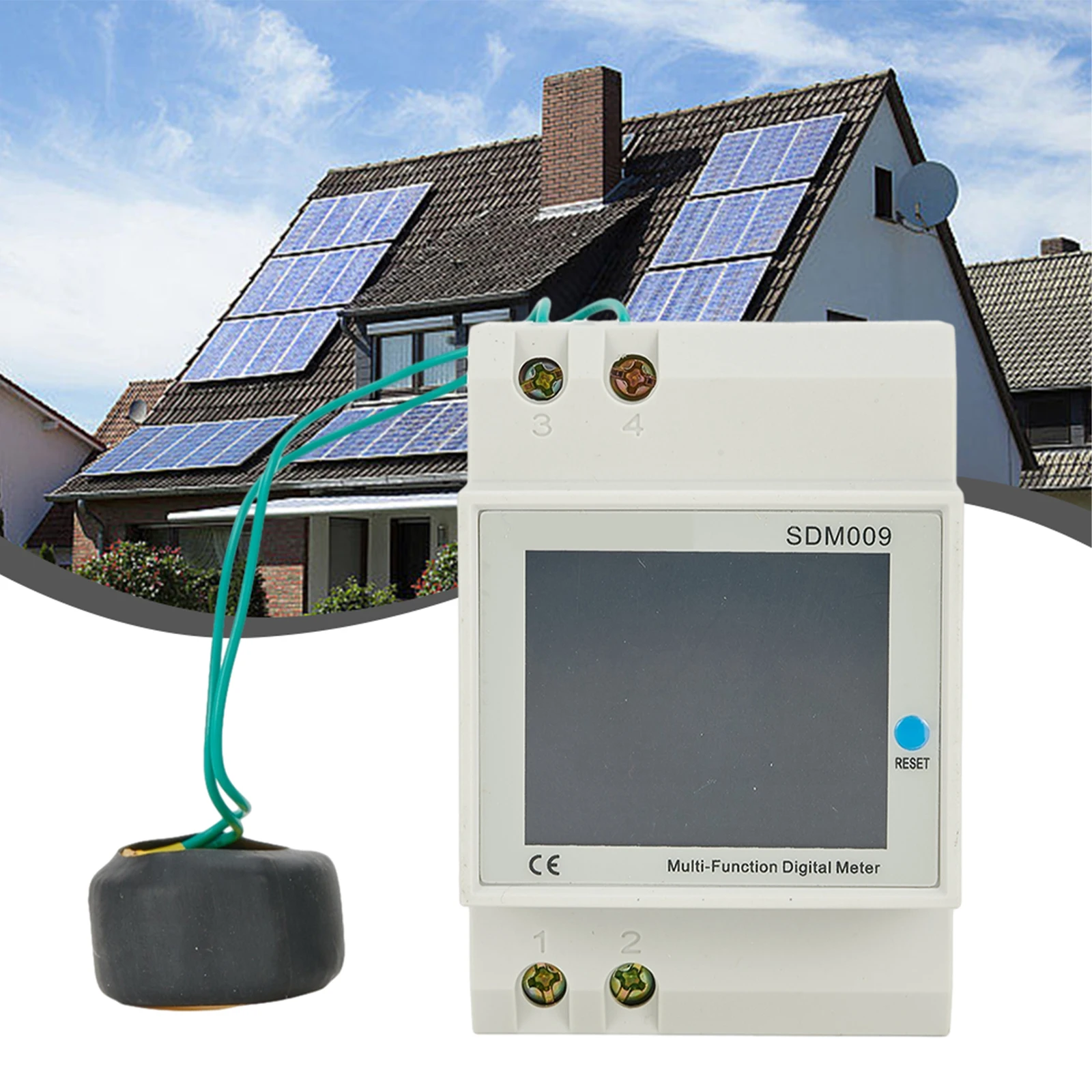 

Hot Sale Practical Brand New Electricity Meter 178° Viewing 45-65Hz Easy To Install Electricity Multifunctional