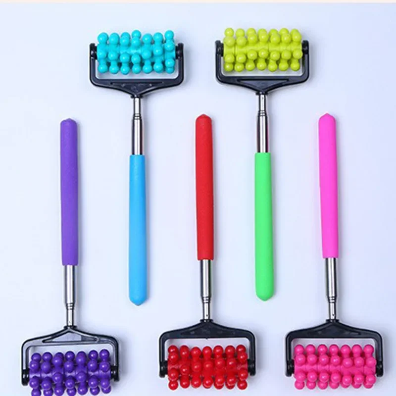 Telescopic Massage Case Handy Stainless Steel Pen Clip Pocket Scratching Kit DragonClaw back massager Adjustable Back Scratcher