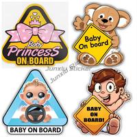 Baby On Board Vinyl  Cartoon Car Bumper Sticker Car Truck Off Road Vehicle Window Decal