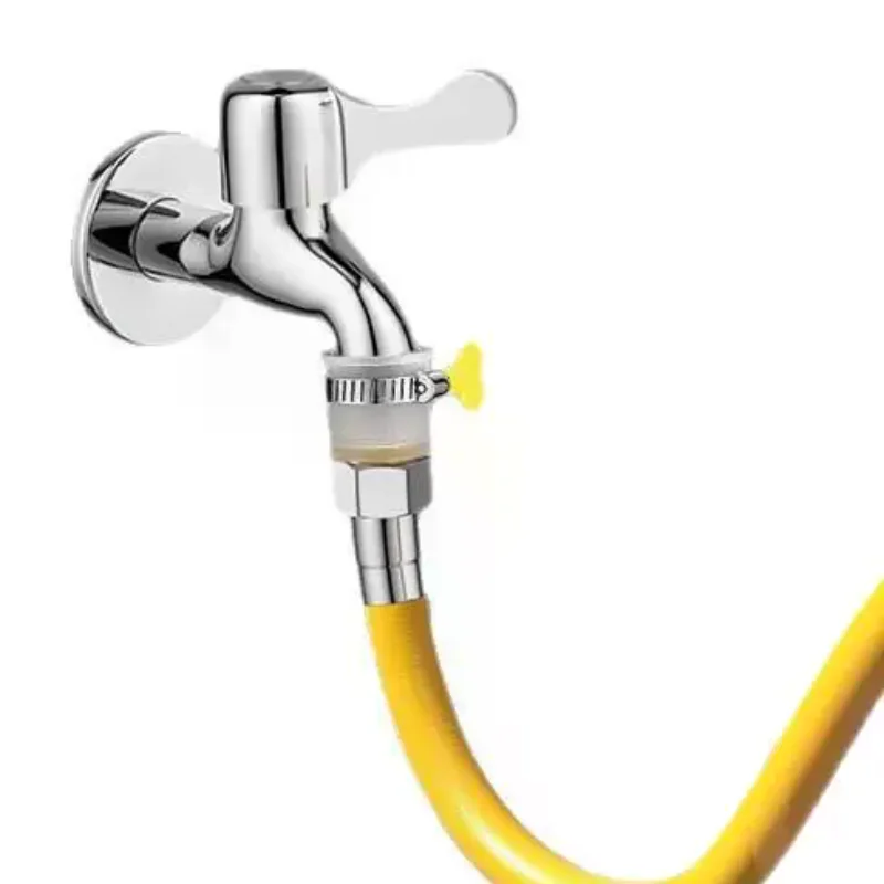 1Set Splashproof Free Bending Faucet Extension Tube 1 Mode Faucet Extension Extender Adjust Stainless Steel Water Tap Pipe Tube