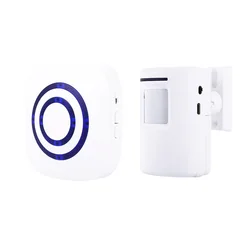 Wireless Alarm Guest Welcome Chime Door Bell PIR Motion Sensor For Shop Entry Company Security Protection Alarm Doorbell