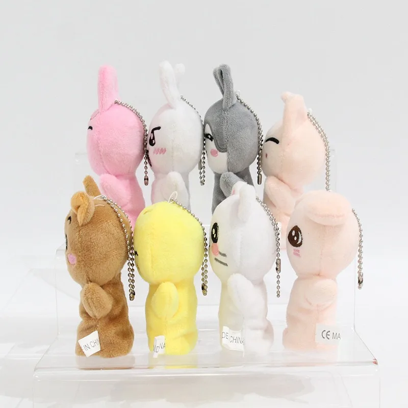 Nuovo StrayKids Mini Ciondolo Cartoon Dito Peluche Casa Gioco Interattivo SKZOO Portachiavi Zaino Ciondolo Regalo Di Natale