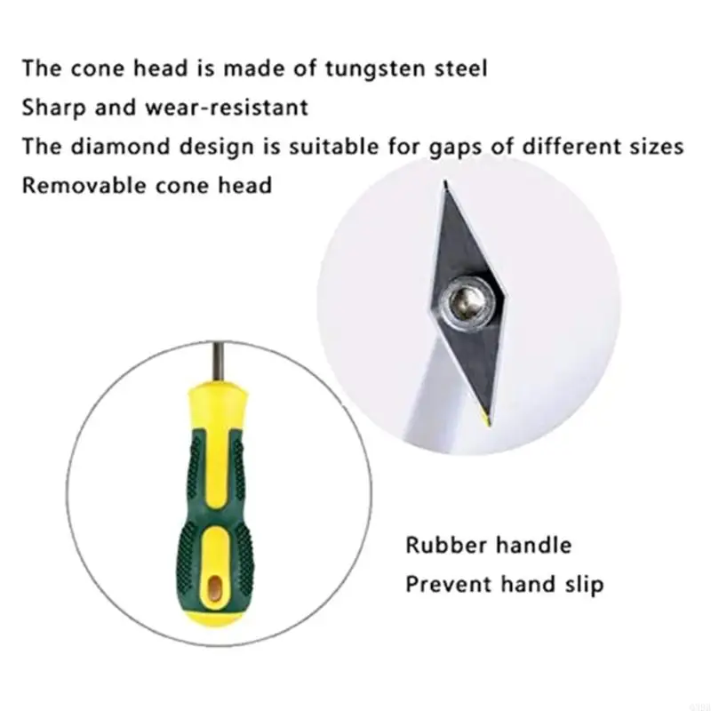 Q39B 9PCS / Set Steel Ceramic Tile Bit Bit Tiles Remover coulis du