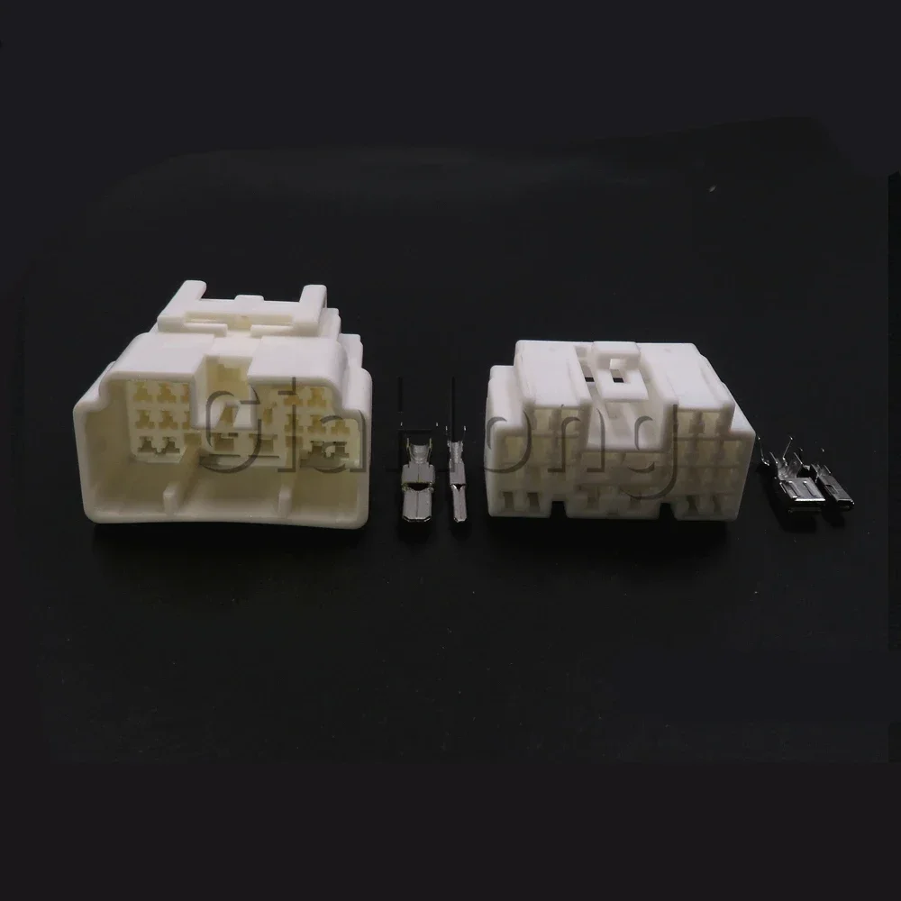1 Set 24 Ways Car Electric Wire Connector Auto Male Female Plug 7282-1248 AC Assembly Auto Composite Socket 7283-1248