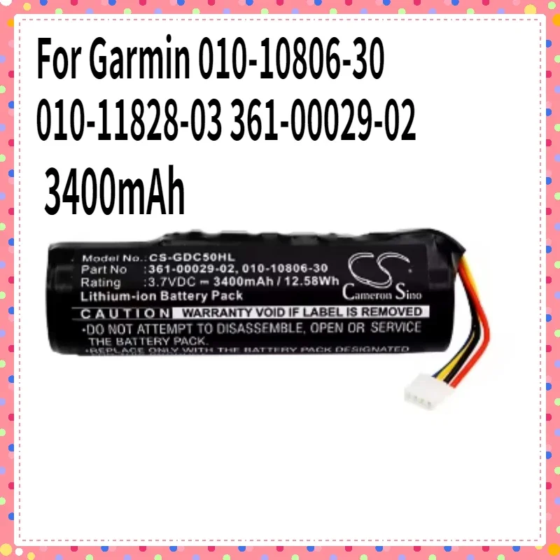 Dog Collar 3400mAh Battery For Garmin 010-10806-30 010-11828-03 361-00029-02 Alpha GPS Pig Hunting Dog Tracking System TT15 T5