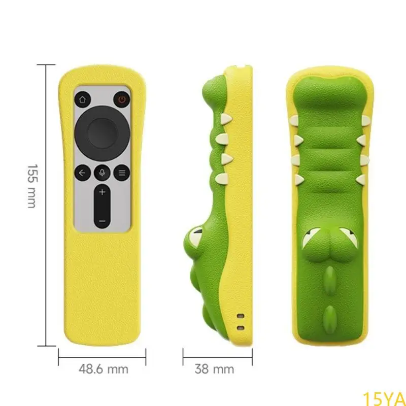 

15YA Slip Prainting Silicone Remote Cover для моделей V5 Комфортное сцепление и дизайн мультфильма любви