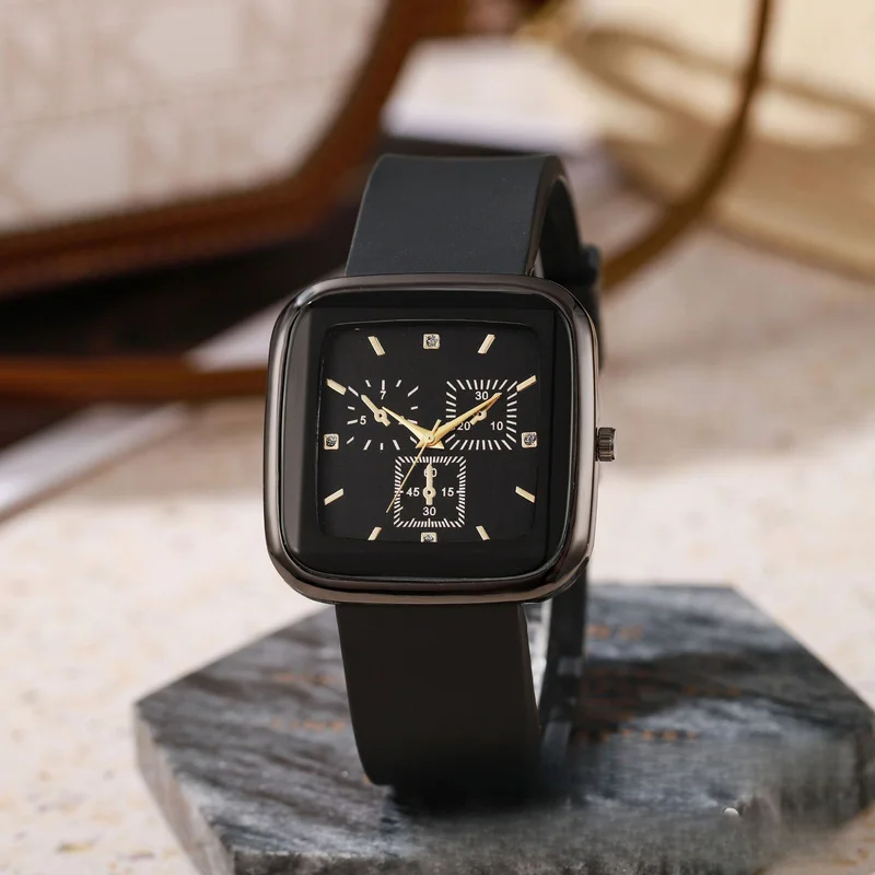 Women's Quartz Watch Fashion Square Ladies Wristwatch Sophisticated Understated Design Minimalist Elegant Wear Female Watches