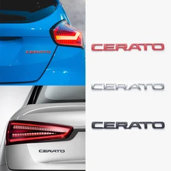 Car Styling Metal For Cerato Logo Superior Quality Car Side Fender Emblem Rear Trunk Badge Decor Sticker