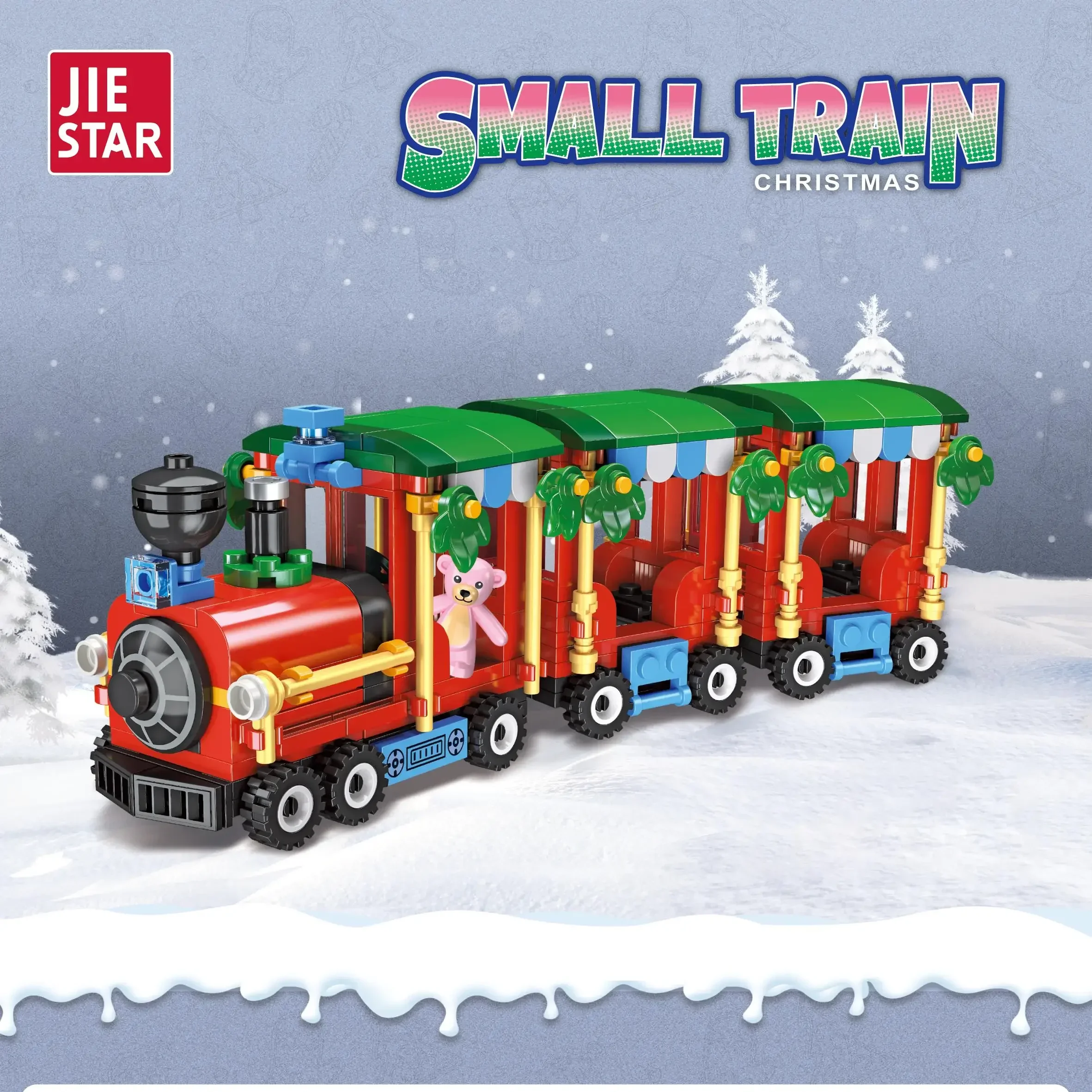 MOC DIY 2025, Weihnachtsblöcke, Geschenkprodukt, personalisiertes Familienspielzeug, Frohe Weihnachten, Festival, Party ﻿