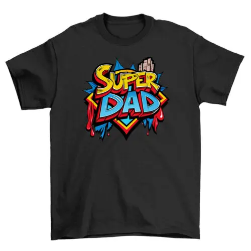 

"Super Dad Comic" t-shirt - Unleash Your Dad's Superpowers! Perfect for Father's