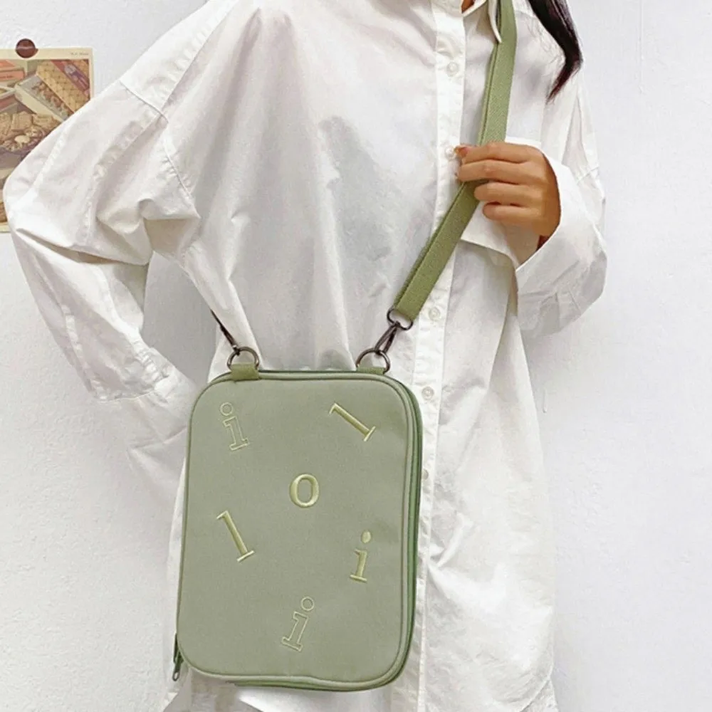 

With Shoulder Strap Crossbody Laptop Bag Shockproof Portable Tablet Sleeve Bag Cartoon Protective Girl Computer Bag