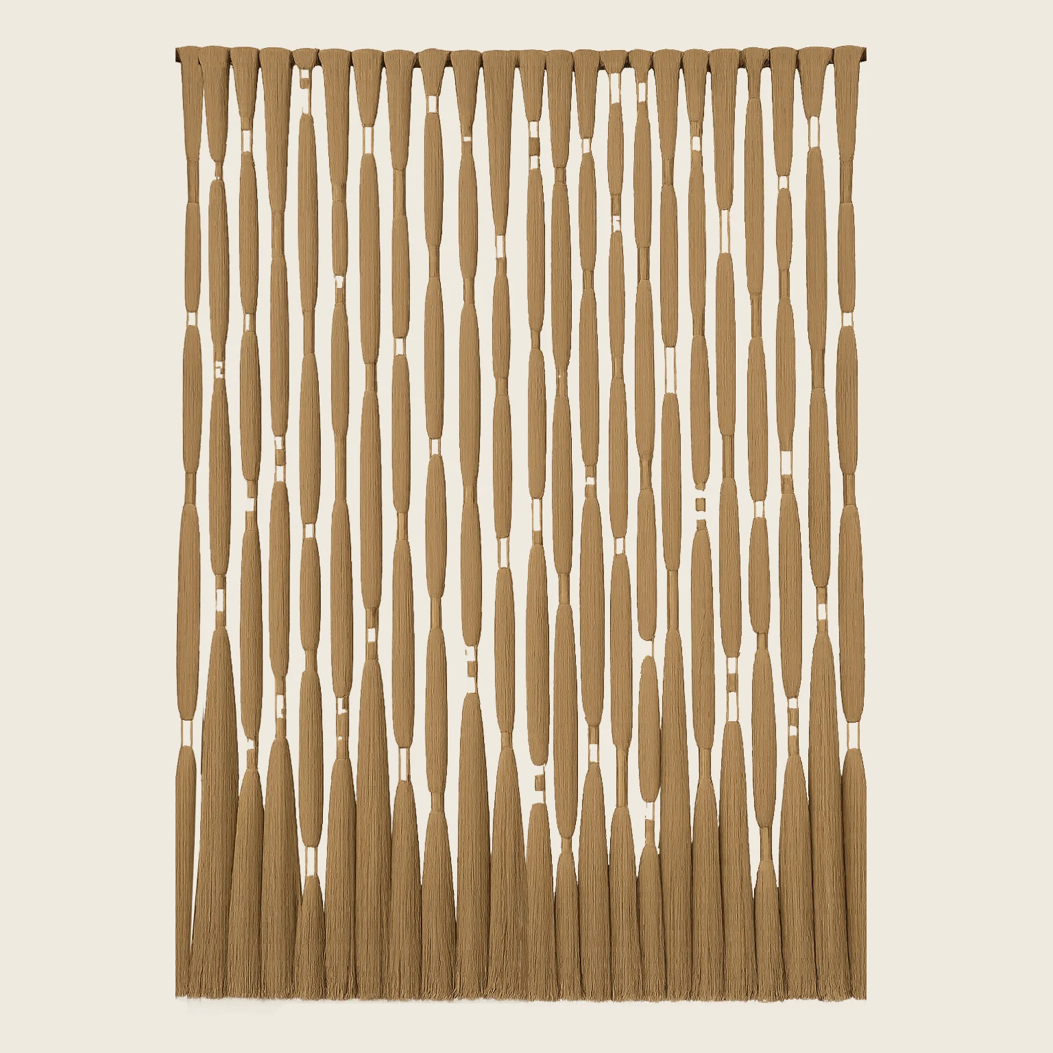 #￥Handwoven cotton macrame curtain tie backs macrame abstract art Style for Gallery sustainable material