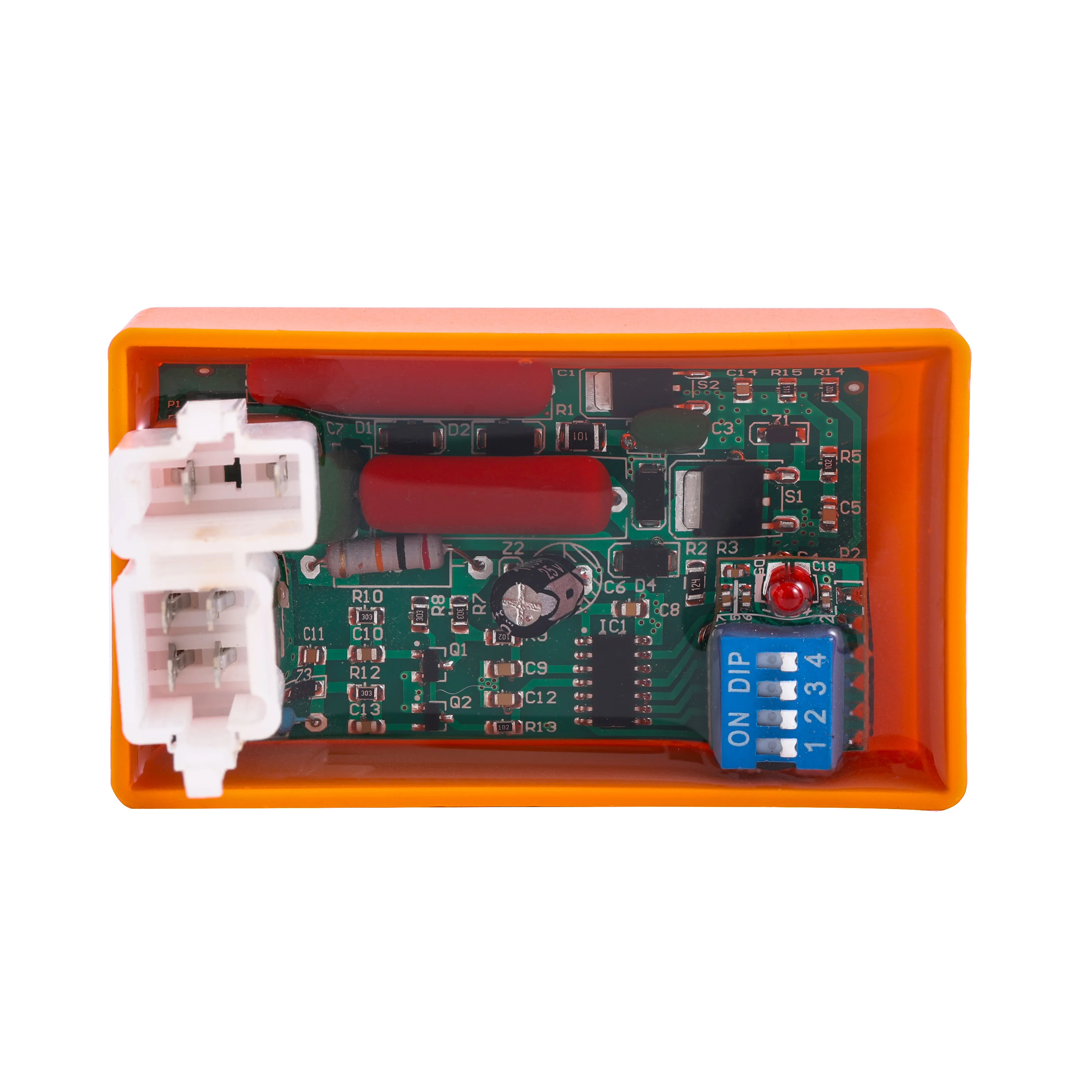 Motorcycle RACING AC CDI With DIP Switch For AKT125 RX125 Cdi FT125 FT150 CG125 Cdi Racing SBR150 4000-12000RPM AC 6PIN CDI UNIT