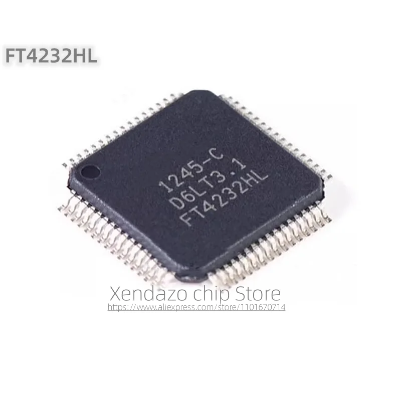 1pcs/lot FT4232HL-REEL FT4232HL LQFP-64 package Original genuine USB high-speed hub chip