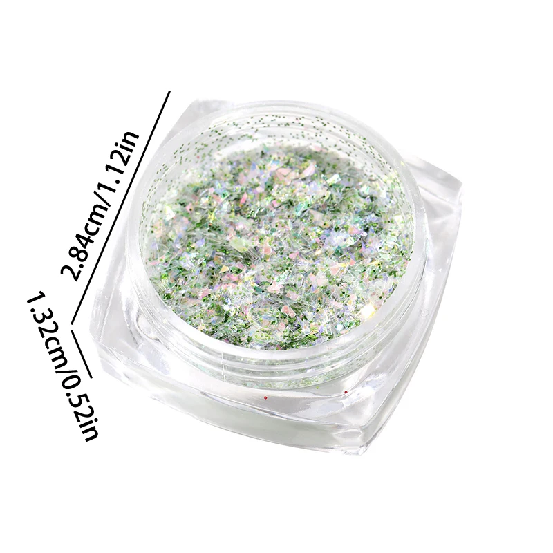 Summer Ultra Thin And Shiny Nail Glitter Sequins Sweet Girl Nail Accessories Manicure DIY Design Nail Art Charms Fragments