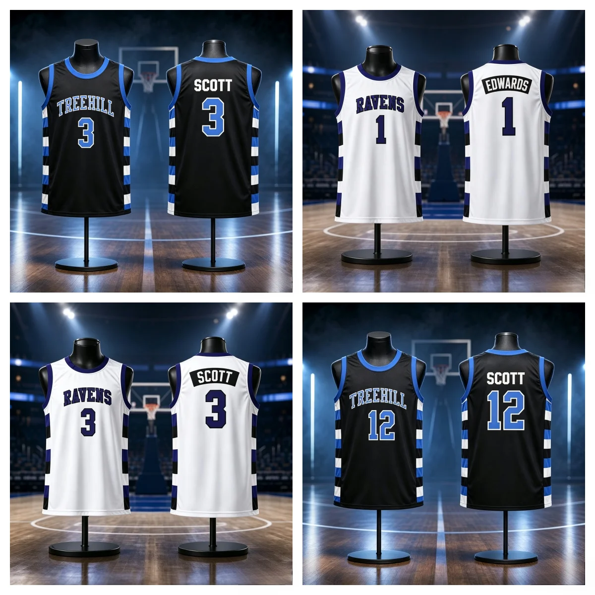 One Tree Hill Ravens Retro Basketball Jersey Unisex Breathable Athletic Sport Tank Top  Movie Inspire  Family Matching 2026