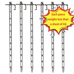 Ultralight Titanium Tent Stake, Lightweight Tent Pegs, Carbon Fiber, Composite Material, 5G, 5.9