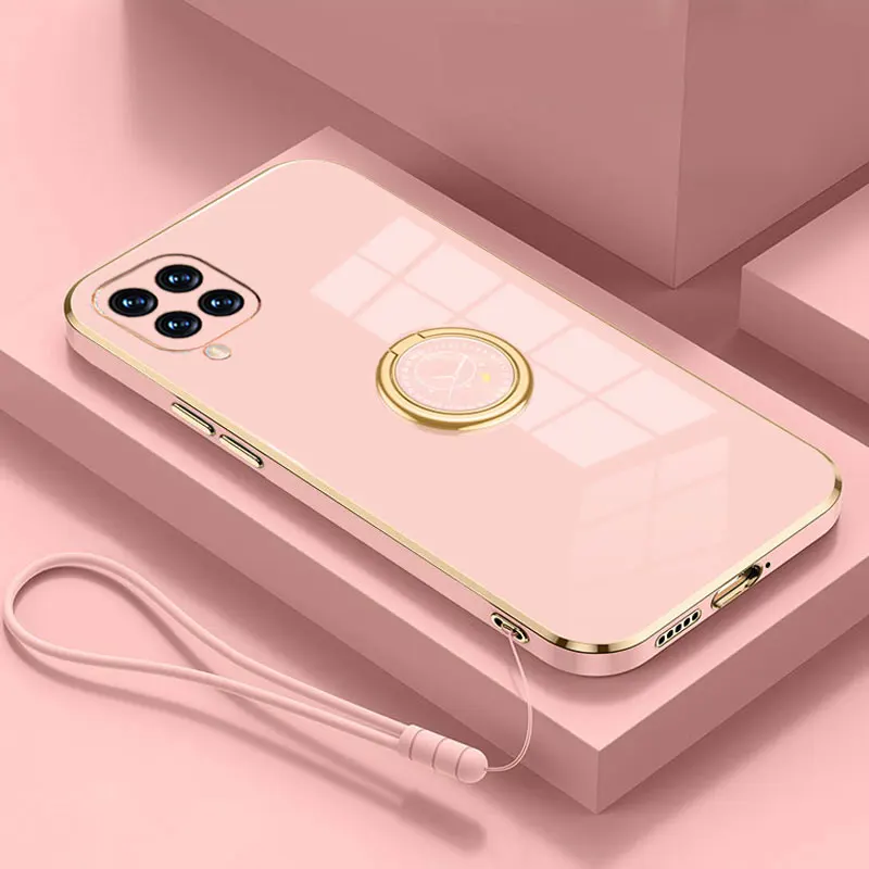 A22 Case Lanyard Touw Houder Cover voor Samsung A22 4G Gevallen Voor Samsung Galaxy A22 A12 5G Fundas Coque A22 A12 A42 M42 5G