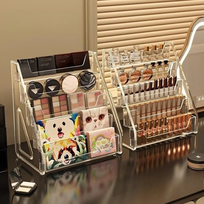 

Plastic Display Stand Baes Cards Postcards Organizer Elf Step Valley Storage Ra Simple Design Transparent Makeup Holder