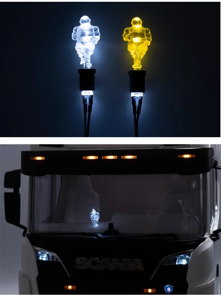 

Rc Truck Juwuba Glowing Figurine Lamp Decoration For Tamiya Model 1/14 Scale MQL-02X Interior Ornament