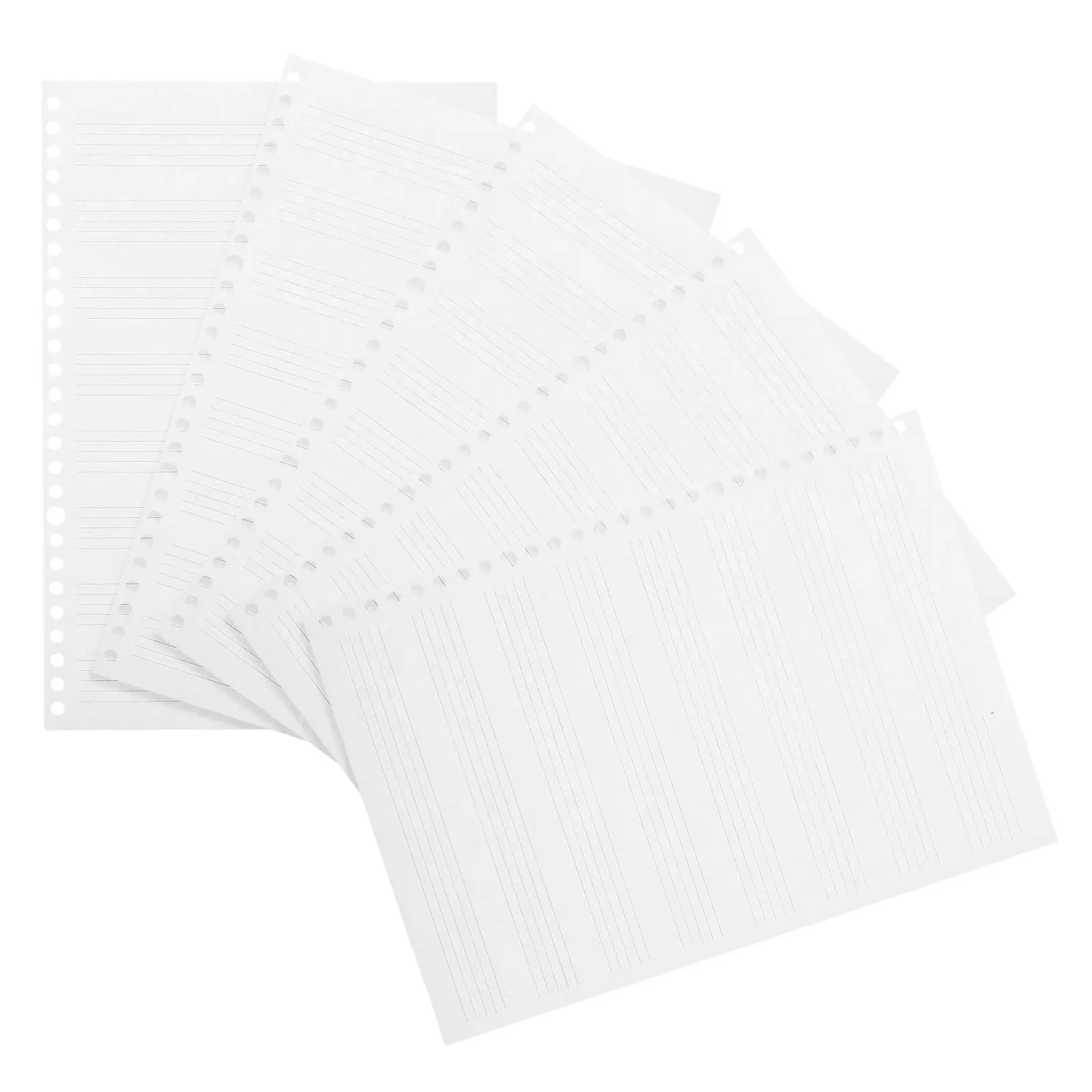 2 Books Loose- Manuscript Paper Blank Staff Paper 10x7 Perfect for Students Musicians Piano Practice Composition