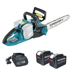16 Inch Brushless Electric Chainsaw Cordless Pruning Handheld Cutter Woodworking Garden Cutting Tool For Makita 18V Battery
