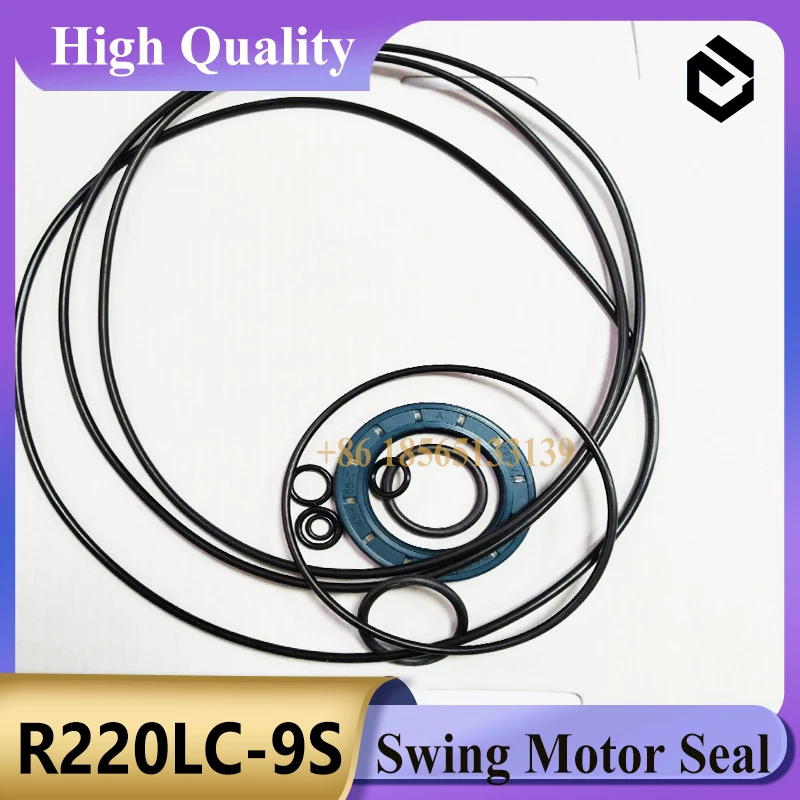 R55-5 R55-7 R60-5 R60-7 R80-7 R110-7 R130-5 R150-7 R150-9 R200W-5 R200-5 R220LC-9S Swing Motor Seal Kit for Hyundai Excavator
