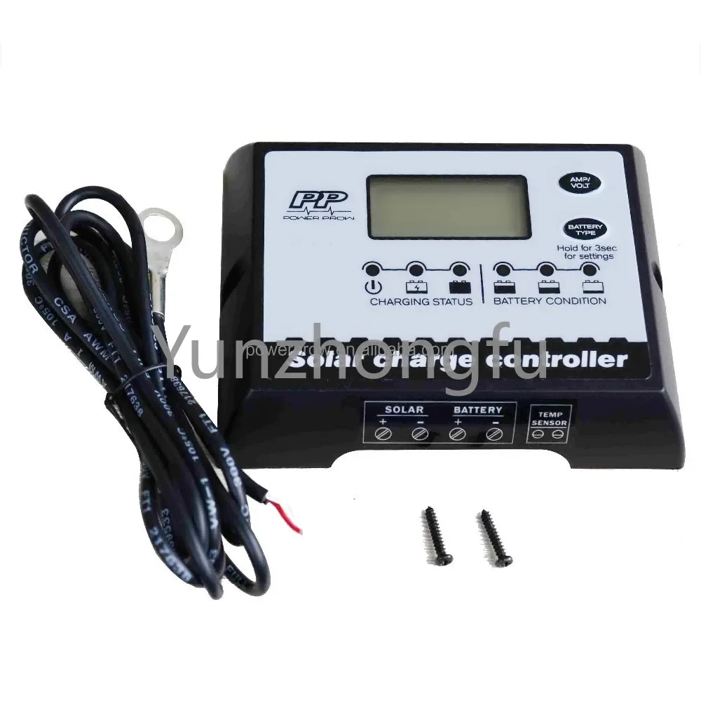 

Digital Smart Solar Controller 12/24V 15A Waterproof