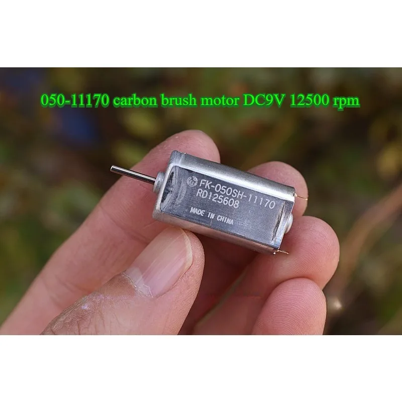 MABUCHI FF-050SK-11170 DC9V Mini 050 Motor DC 6V 9V 12V High Speed Carbon Brush Micro 15mm Electric Motor for Car AV DVD Engine