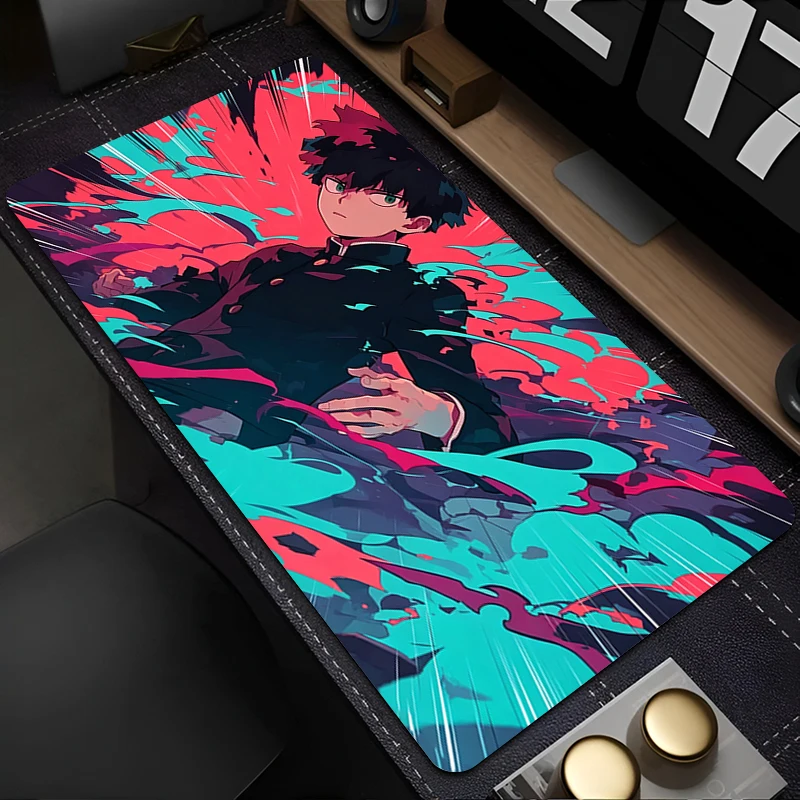 Mouse Pad Mob Psycho 100 Anime Mouse Pads Large Gaming Mousepad Gamer Extended Desk mat Computer Keyboard Mouse Colorful Carpet