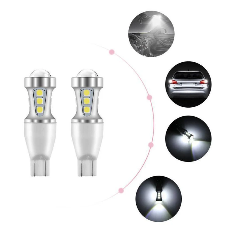 

Светодиодная лампа W16W T15 3030 18SMD Автомобильная задняя фонарь заднего хода