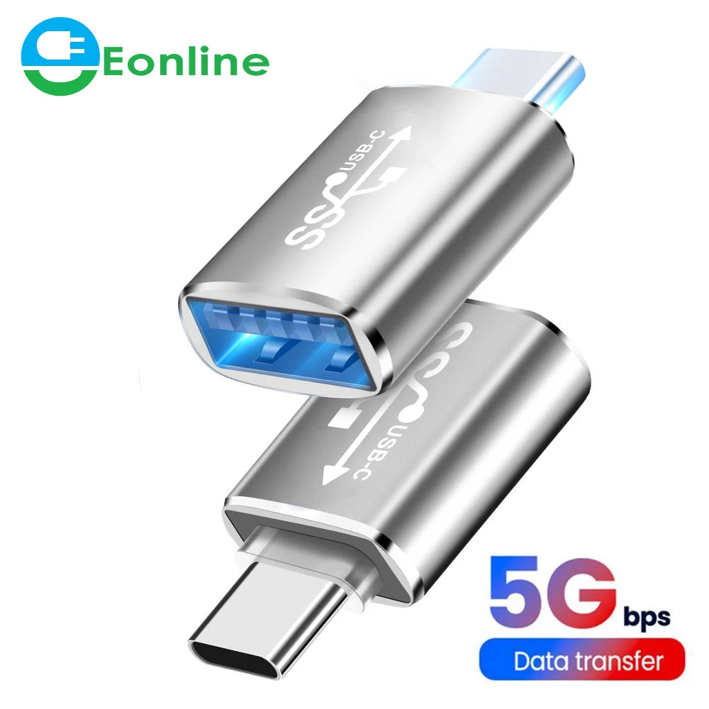 

5Gbps USB3.0 To Type C Adapter Micro USB Male To Type c USB 3.0 Female For Samsung For MacBook Phone Charger Conventor USBC OTG