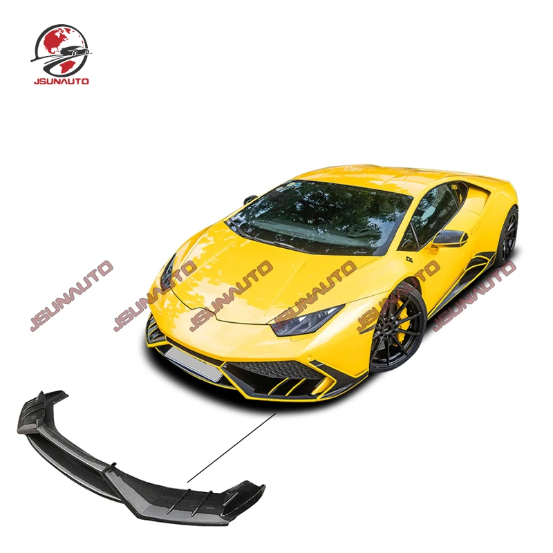 

Aggressive MSY Style Carbon Fiber Front Bumper Splitter For Lamborghini Huracan LP610-4 LP600 Race Car Lip Diffuser