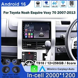 Carplay 9 Inch For Toyota Noah Esquire Voxy 70 2007-2013 Android Car Radio Multimedia System Player 2din DVD Touch Screen BT DSP
