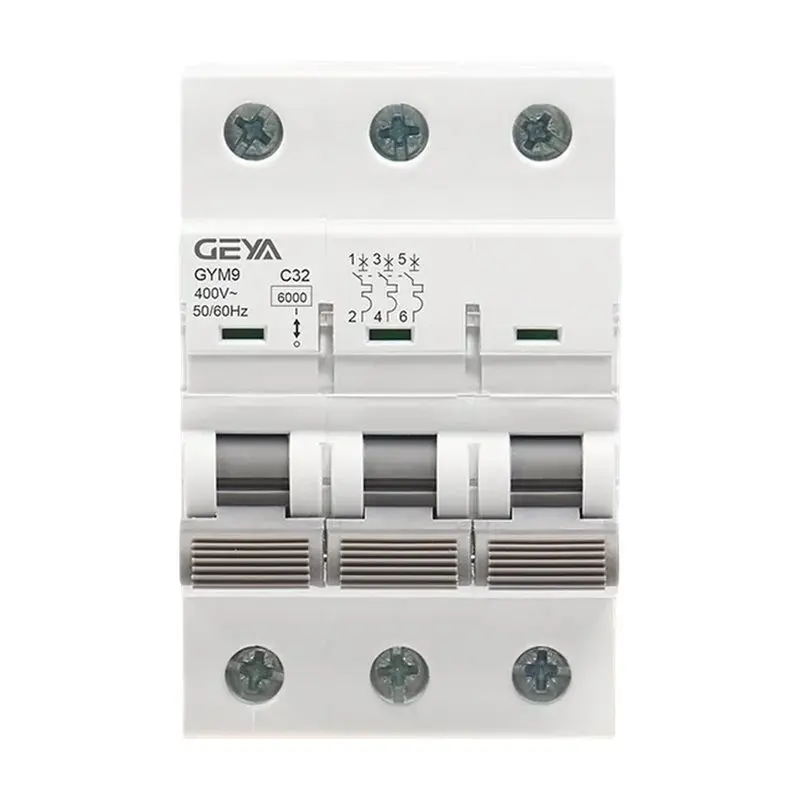 【CUSTOMER FAVORITE】GEYA GYM9 For Switch 3P 32A High Breaking Capacity 10KA Miniature Circuit Breaker C65 Air For Switching Syste