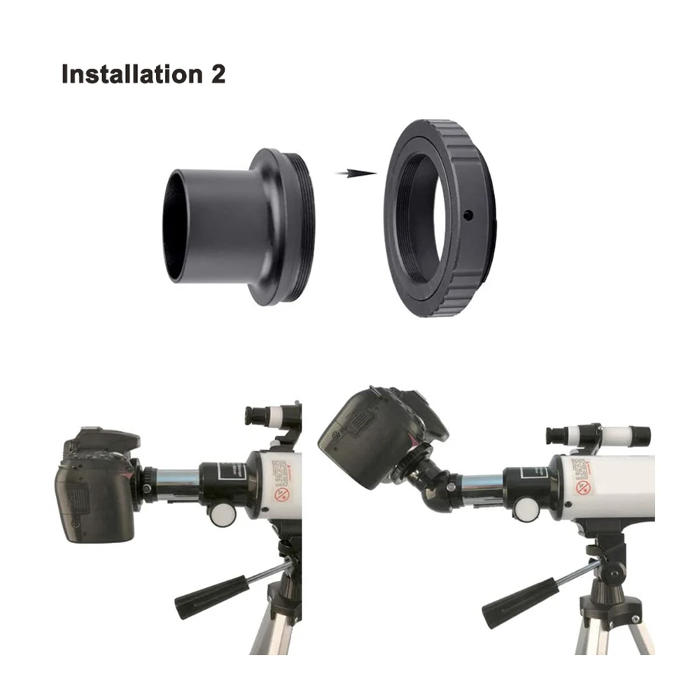 StarDikor 1.25 Inch Extension Tube Adapter Astronomical Telescope Mount For Canon Nikon Sony Pentax Fuji M4/3 Olympus Camera