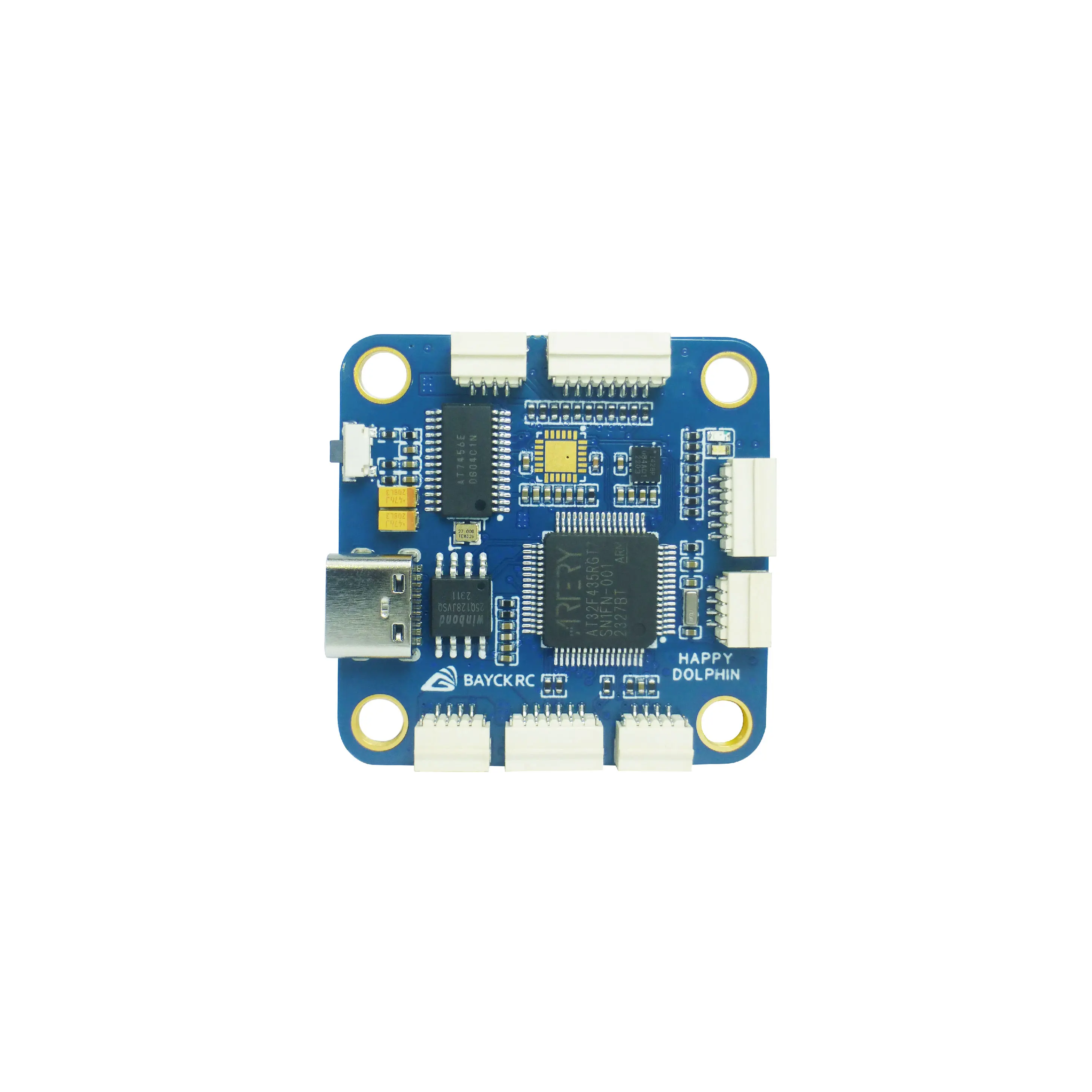 

BAYCKRC DOLPHIN Flight Control Betaflight AT 32 42688P 9V 3A / 5V 3A Dual BEC compatible HD / Analog VTV For FPV Racing Drone