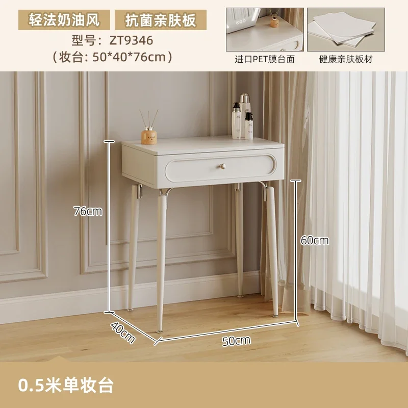 Cheap Makeup Vanity Simple Table Set Girls Protector Free Shiping Organizers Storage Set Tocador De Maquillaje Home Furniture