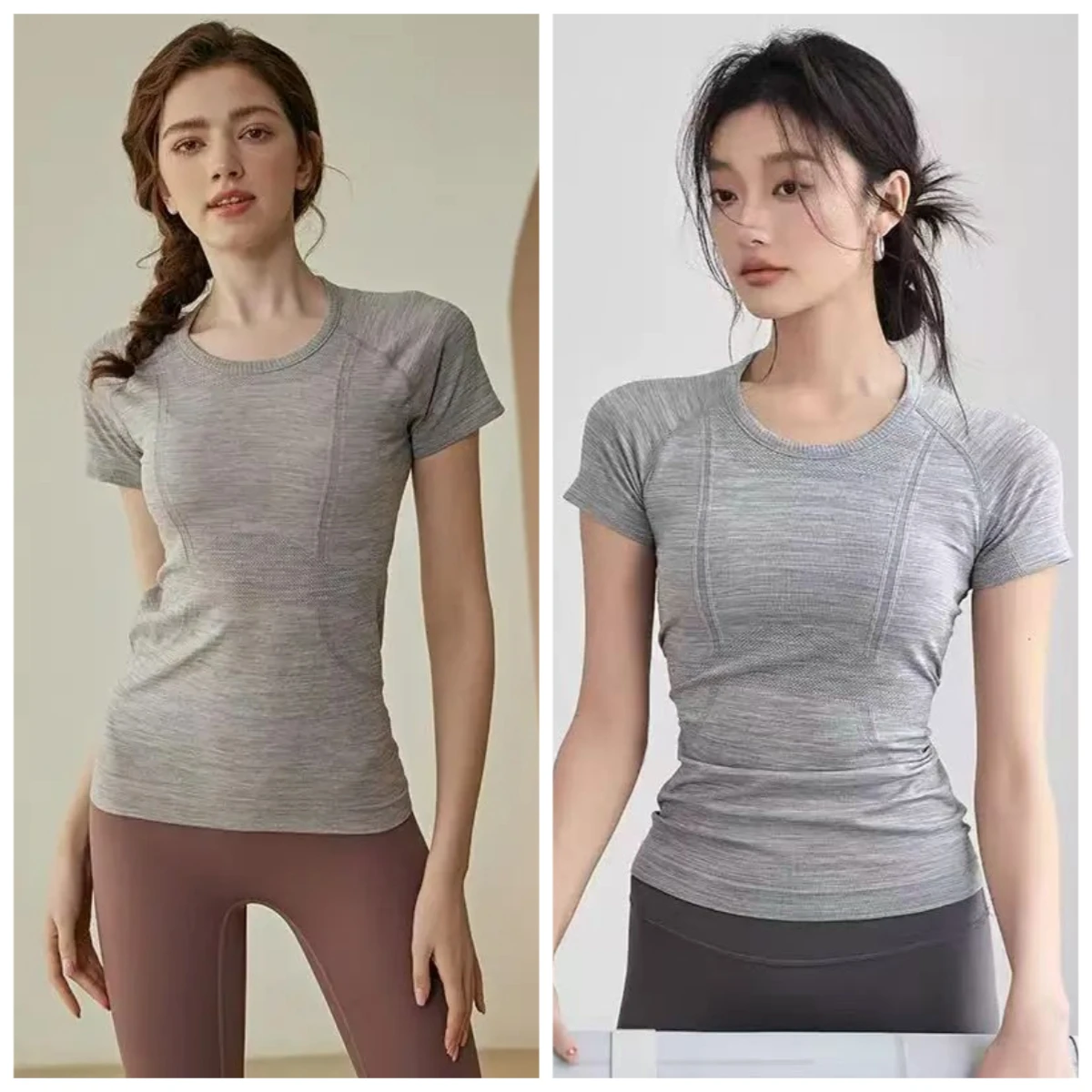 

New Fast Drying Sports Top for Women Fashionable Casual Breathable Yoga Clothes Running Pilates Training Fitness Clothes Top