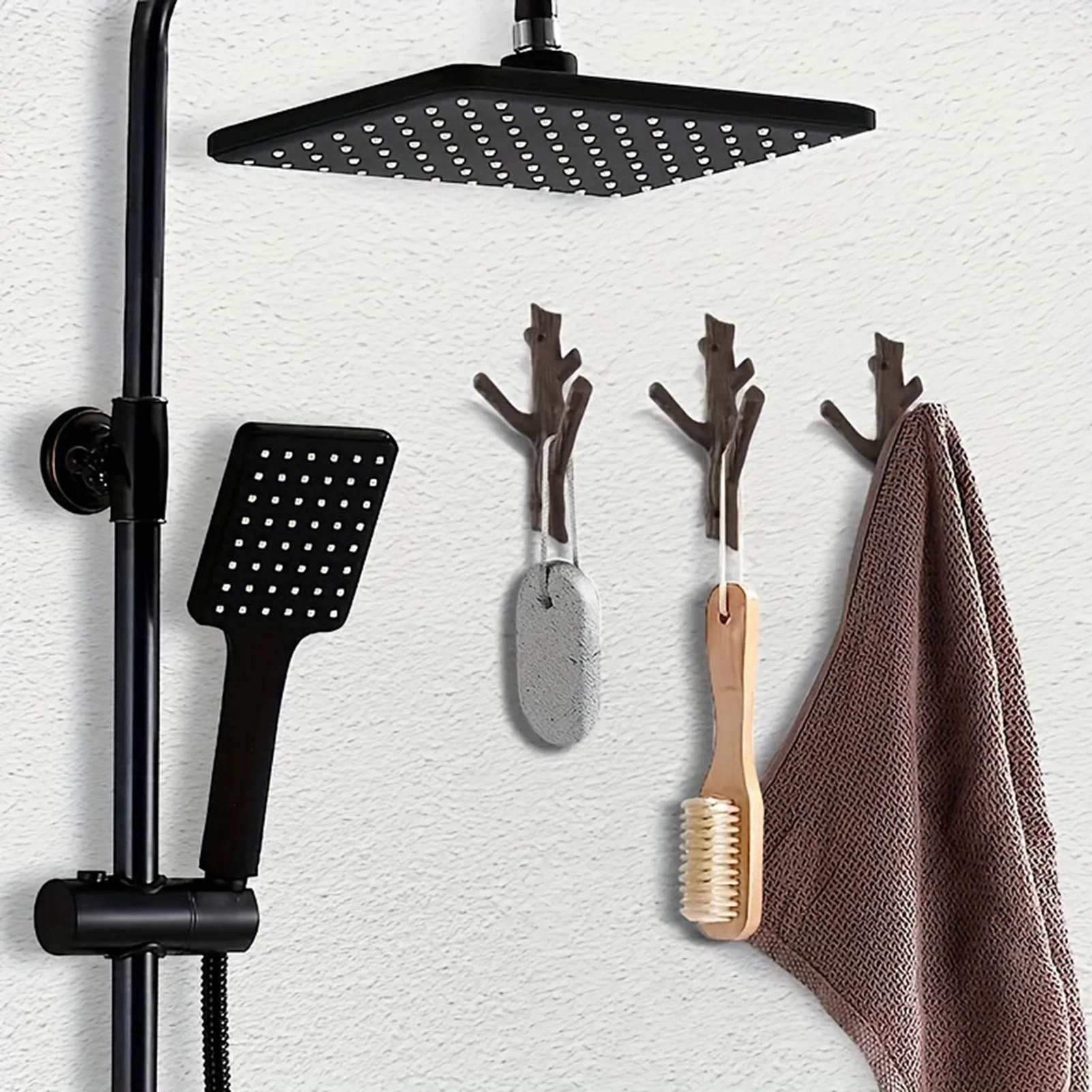 

Retro Branches Wall Mount Hook Cast Iron Hooks Wall Mounted Branch Decoration for Entry Hall Bedroom Apartment