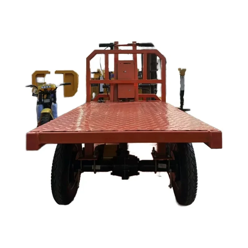 -Wheel Flatbed Trolley Flexible Transport Cart With Platform Trucks OEM izle