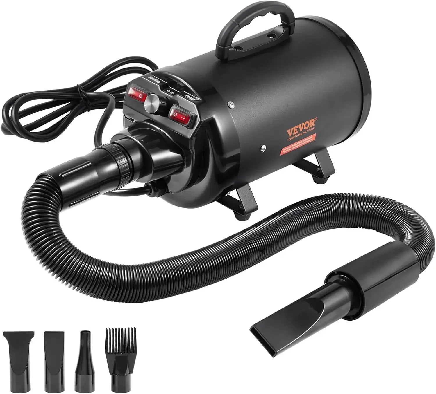 

Dog Dryer, 2800W/4.3 HP Dog Blow Dryer, Pet Grooming Dryer with Adjustable Speed and Temperature Control