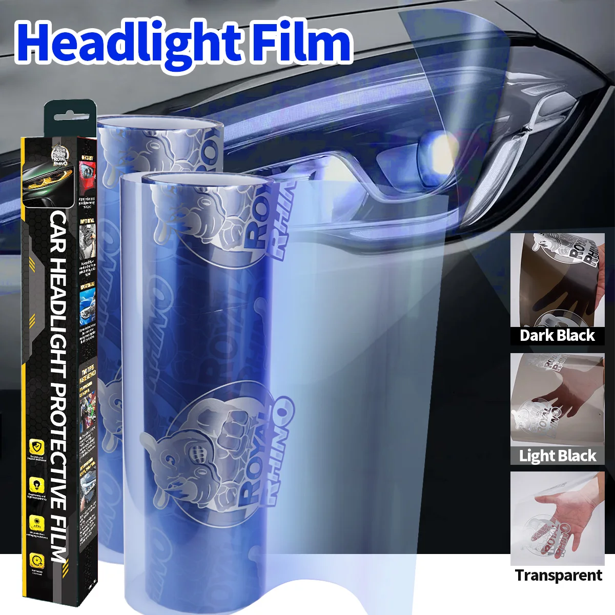 Headlight Taillight Vinyl Wrap Film Car Sticker Light Foil Lamp Cover Accessory for Vehicle Lights